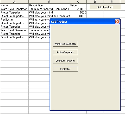 Dynamic Dialogs in Excel at Work